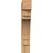 Ekena Millwork Merced Block Rough Sawn Bracket, Western Red Cedar, 6"W x 28"D x 36"H BKT06X28X36MRC05RWR - alternate 4